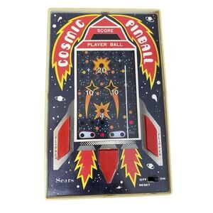 Vintage SEARS COSMIC PINBALL Electronic Handheld tabletop video game RARE